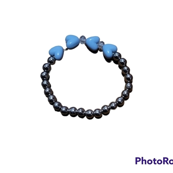 Blue Heart‎ Bracelet - Picture 1 of 2
